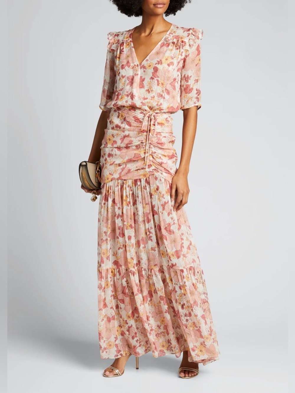 Veronica Beard Mick Silk Maxi Dress